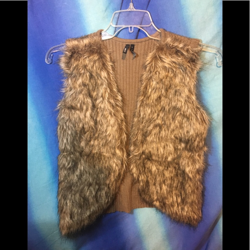 TAKEOUT Faux Fur Vest